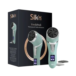 Elektryczny pilnik do stóp Silk'n FreshPedi miętowy z systemem próżniowym
