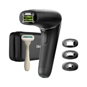 Depilator eHPL IPL Silk'n 7 z obrotową głowicą i 3 końcówkami czarny