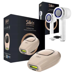 Zestaw depilator laserowy Silk'n Infinity Fast + pilnik do stóp VacuPedi