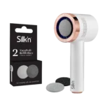 Zestaw elektryczny pilnik do stóp Silk'n VacuPedi złoty róż + wymienne tarcze średnia i drobna